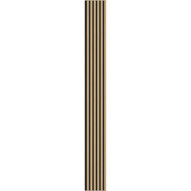 Mexen Lam-B stenové lamely 275 x 30 cm, HDF doska 4 mm, technická dyha, Zlatý Dub - S100-275307-3015-003