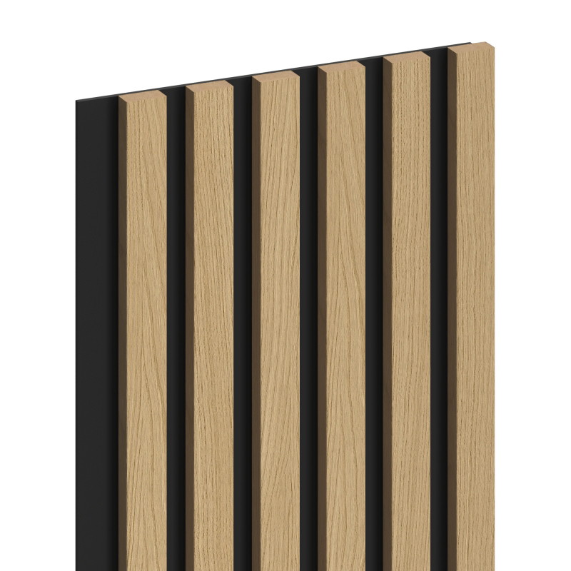 Mexen Lam-B stenové lamely 275 x 30 cm, HDF doska 4 mm, technická dyha, Zlatý Dub - S100-275307-3015-003