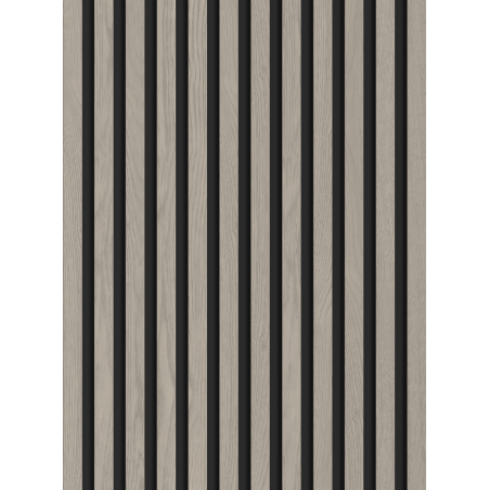 Mexen Lam-B nástenné lamely 275 x 30 cm, HDF doska 4 mm, technická dyha, Popolavý Dub - S100-275307-3015-005