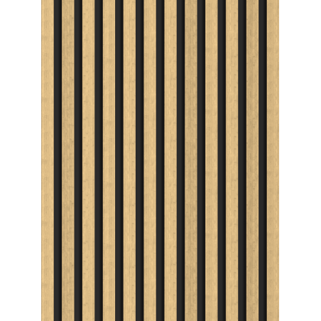 Mexen Lam-B nástenné lamely 275 x 30 cm, HDF doska 4 mm, technická dyha, Prírodný Bambus - S100-275307-3015-011