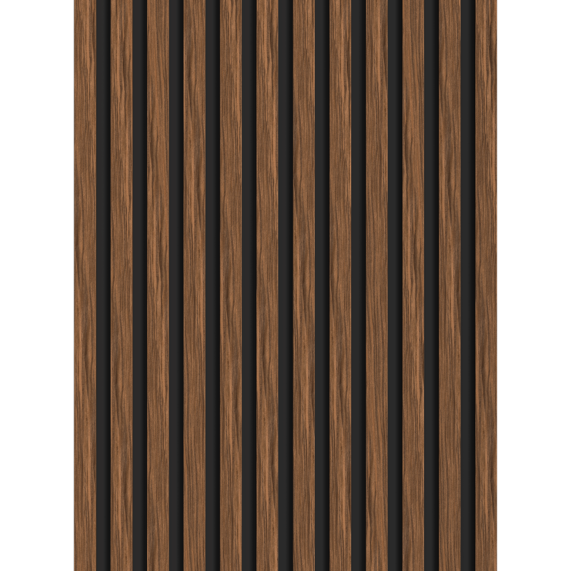 Mexen Lam-B stenové lamely 275 x 30 cm, HDF doska 4 mm, technická dyha, Rubinová mahagón - S100-275307-3015-013