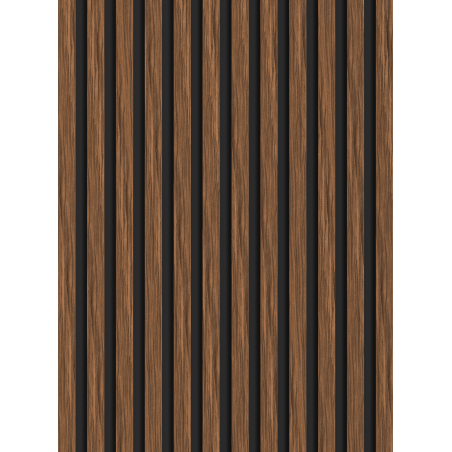 Mexen Lam-B stenové lamely 275 x 30 cm, HDF doska 4 mm, technická dyha, Rubinová mahagón - S100-275307-3015-013