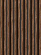 Mexen Lam-B stenové lamely 275 x 30 cm, HDF doska 4 mm, technická dyha, Rubinová mahagón - S100-275307-3015-013