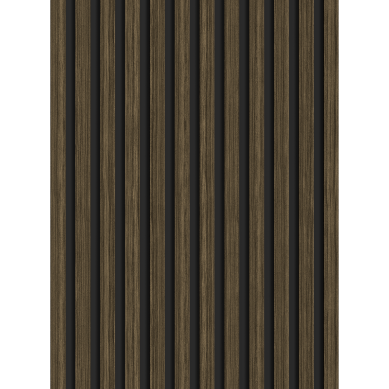 Mexen Lam-B nástenné lamely 275 x 30 cm, HDF doska 4 mm, technická dyha, Kráľovský Eben - S100-275307-3015-020