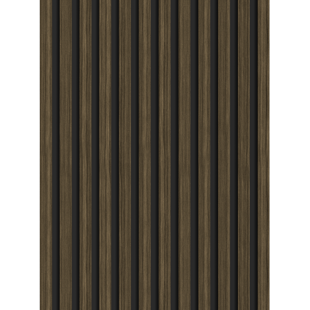 Mexen Lam-B nástenné lamely 275 x 30 cm, HDF doska 4 mm, technická dyha, Kráľovský Eben - S100-275307-3015-020