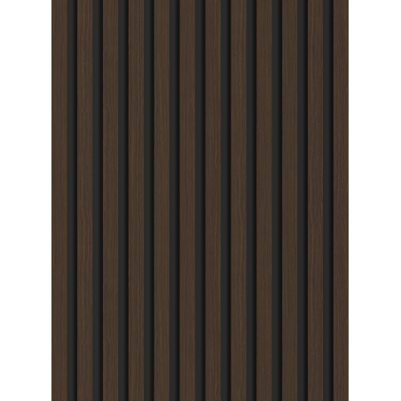 Mexen Lam-B nástenné lamely 275 x 30 cm, HDF doska 4 mm, technická dyha, Palisander Orech - S100-275307-3015-021