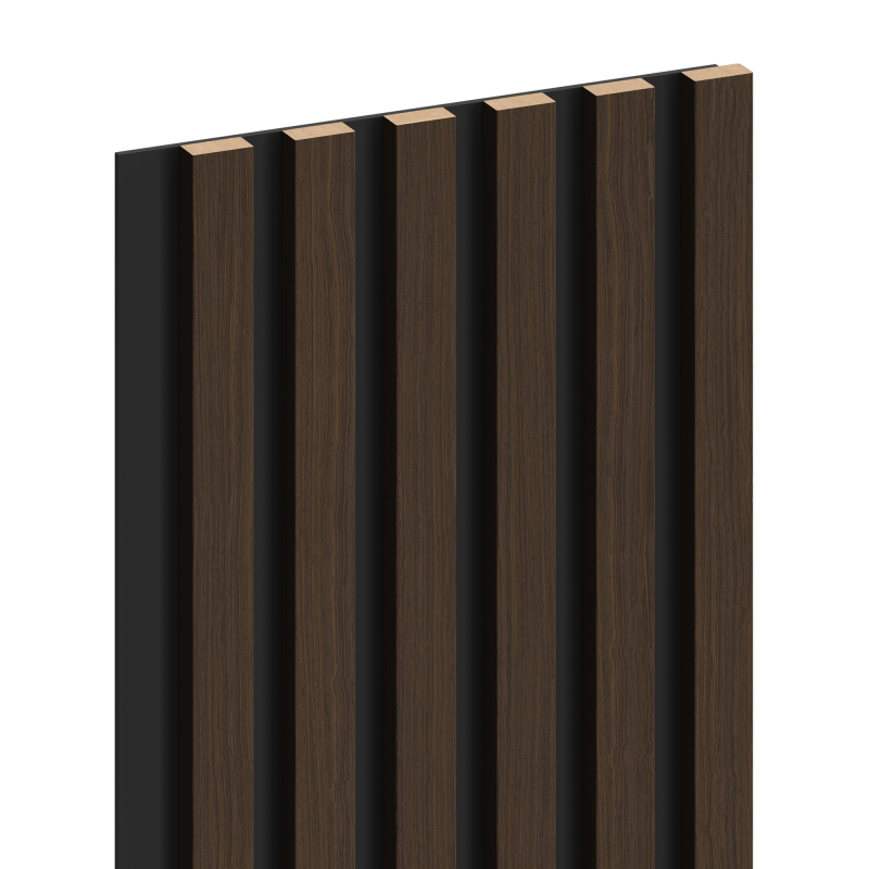 Mexen Lam-B nástenné lamely 275 x 30 cm, HDF doska 4 mm, technická dyha, Palisander Orech - S100-275307-3015-021