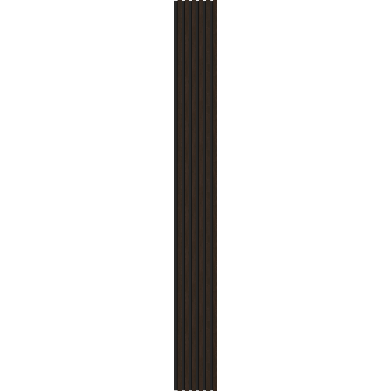 Mexen Lam-B nástenné lamely 275 x 30 cm, HDF doska 4 mm, technická dyha, Hnedý Eben - S100-275307-3015-022