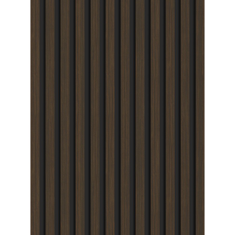 Mexen Lam-B stenové lamely 275 x 30 cm, HDF doska 4 mm, technická dyha, Orech Pálený - S100-275307-3015-024