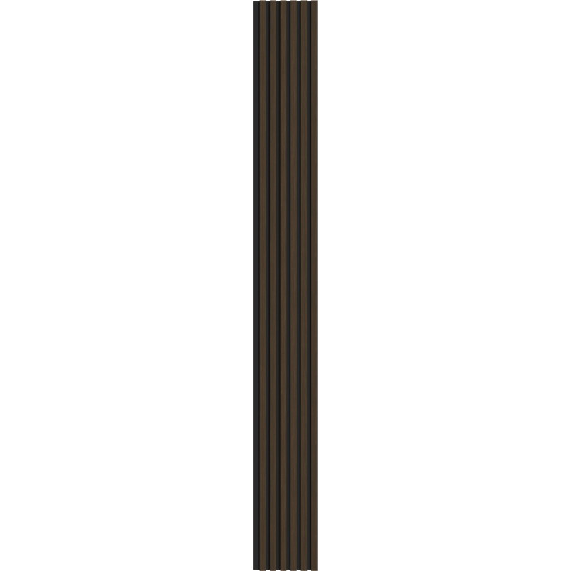 Mexen Lam-B stenové lamely 275 x 30 cm, HDF doska 4 mm, technická dyha, Orech Pálený - S100-275307-3015-024