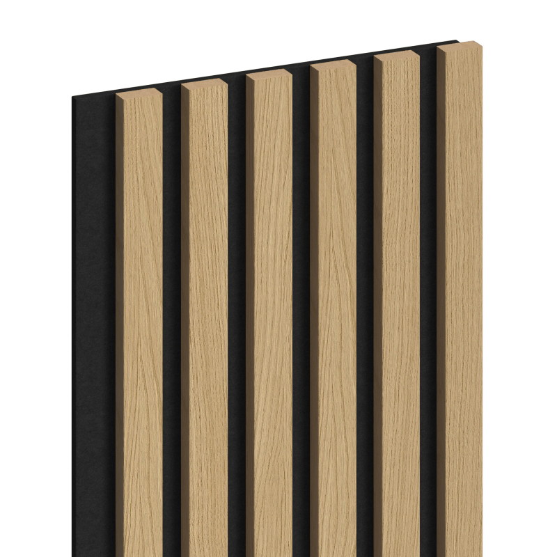 Mexen Lam-F Akustické stenové lamely 275 x 30 cm, plsť 8 mm, technická dyha, Zlatý Dub - S105-275307-3015-003