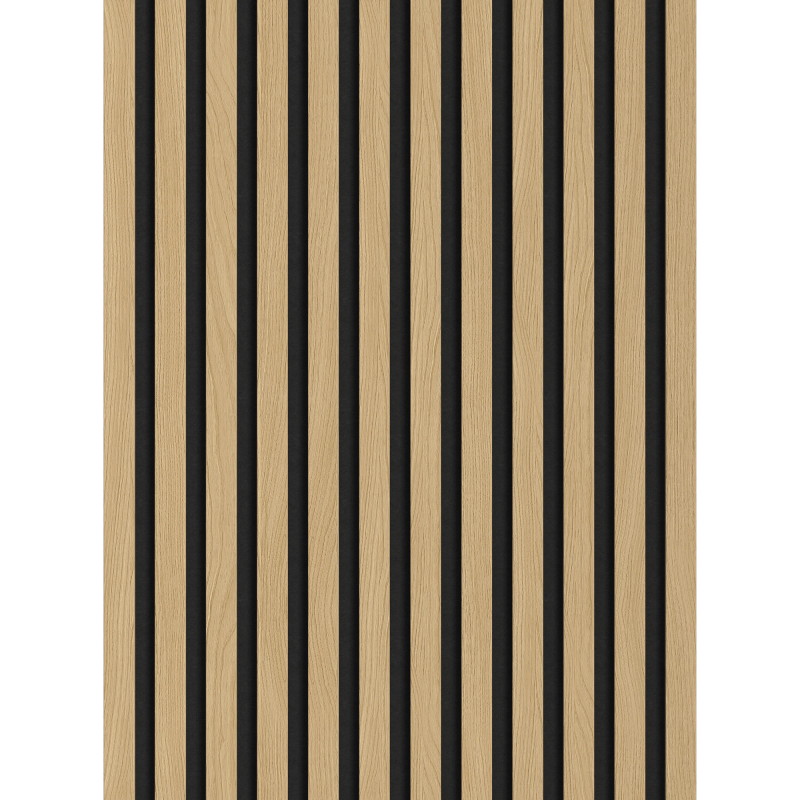 Mexen Lam-F Akustické stenové lamely 275 x 30 cm, plsť 8 mm, technická dyha, Zlatý Dub - S105-275307-3015-003