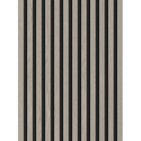 Mexen Lam-F stenové akustické lamely 275 x 30 cm, plsť 8 mm, technická dyha, Sivý Dub - S105-275307-3015-005