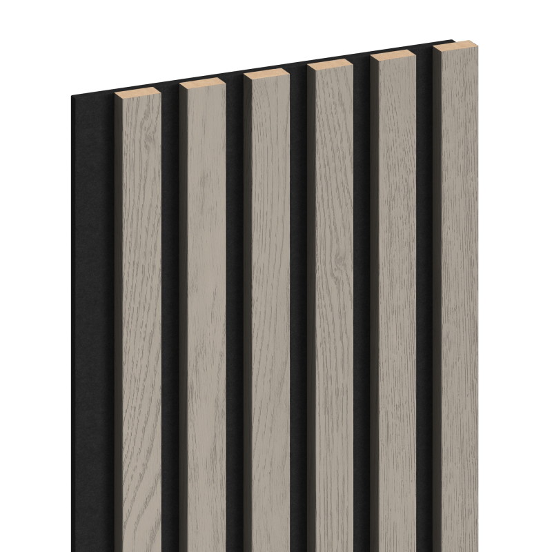 Mexen Lam-F akustické steny 275 x 30 cm, plsť 8 mm, technická dýha, Popolavý Dub - S105-275307-3015-005