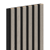 Mexen Lam-F stenové akustické lamely 275 x 30 cm, plsť 8 mm, technická dyha, Sivý Dub - S105-275307-3015-005