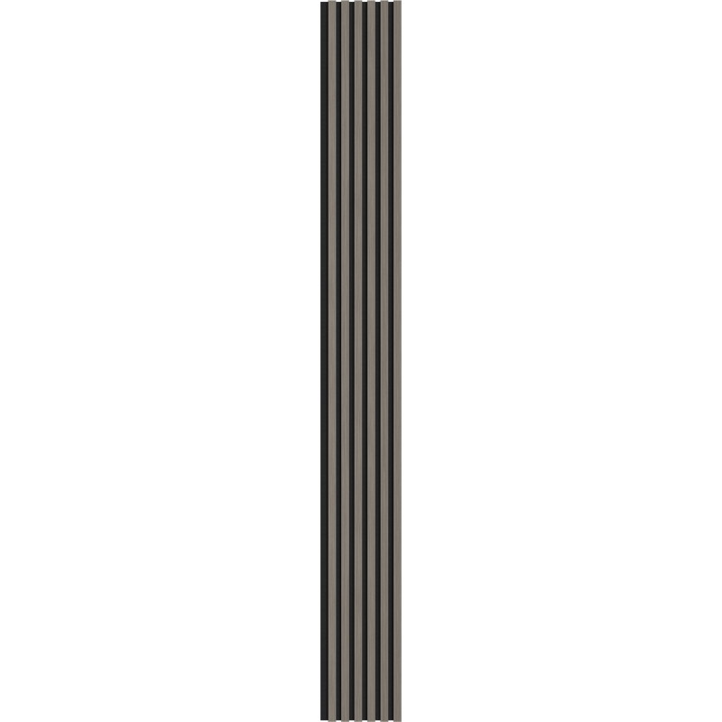 Mexen Lam-F lamely nástenné akustické 275 x 30 cm, plsť 8 mm, technická dyha, Oceľový Dub - S105-275307-3015-006