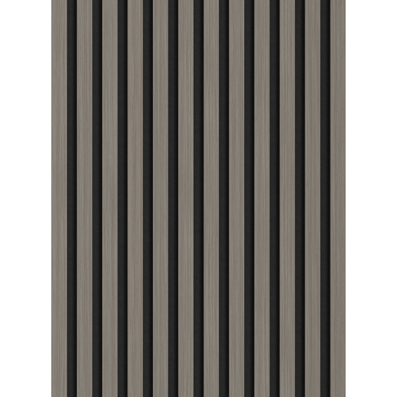 Mexen Lam-F stenové akustické lamely 275 x 30 cm, plsť 8 mm, technická dyha, Oceľový Dub - S105-275307-3015-006