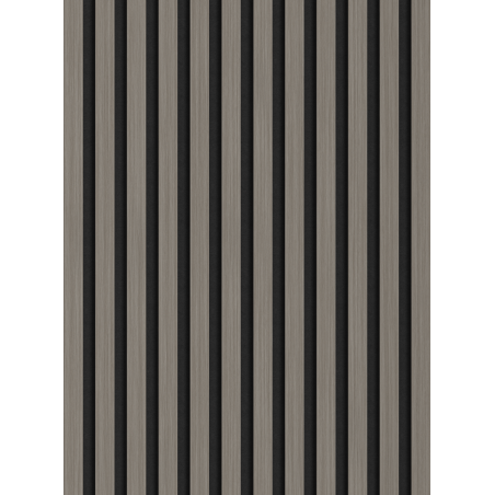 Mexen Lam-F stenové akustické lamely 275 x 30 cm, plsť 8 mm, technická dyha, Oceľový Dub - S105-275307-3015-006