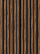 Mexen Lam-F stenové lamely akustické 275 x 30 cm, plsť 8 mm, technická dyha, Rubinová Mahagón - S105-275307-3015-013