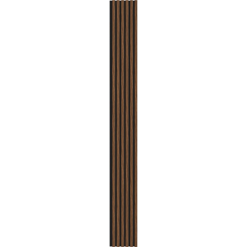 Mexen Lam-F akustické stenové lamely 275 x 30 cm, plsť 8 mm, technická dyha, Rubinový mahagón - S105-275307-3015-013