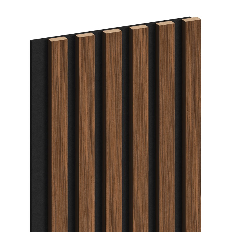 Mexen Lam-F akustické stenové lamely 275 x 30 cm, plsť 8 mm, technická dyha, Rubinový mahagón - S105-275307-3015-013