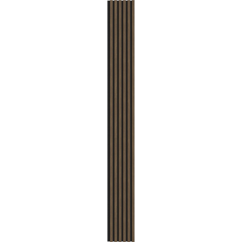 Mexen Lam-F akustické steny lamely 275 x 30 cm, plsť 8 mm, technická dyha, Kakao Orech - S105-275307-3015-018