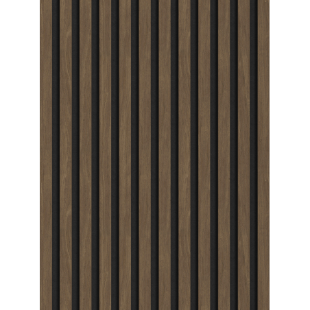 Mexen Lam-F stenové akustické lamely 275 x 30 cm, plsť 8 mm, technická dyha, Kakao Orech - S105-275307-3015-018