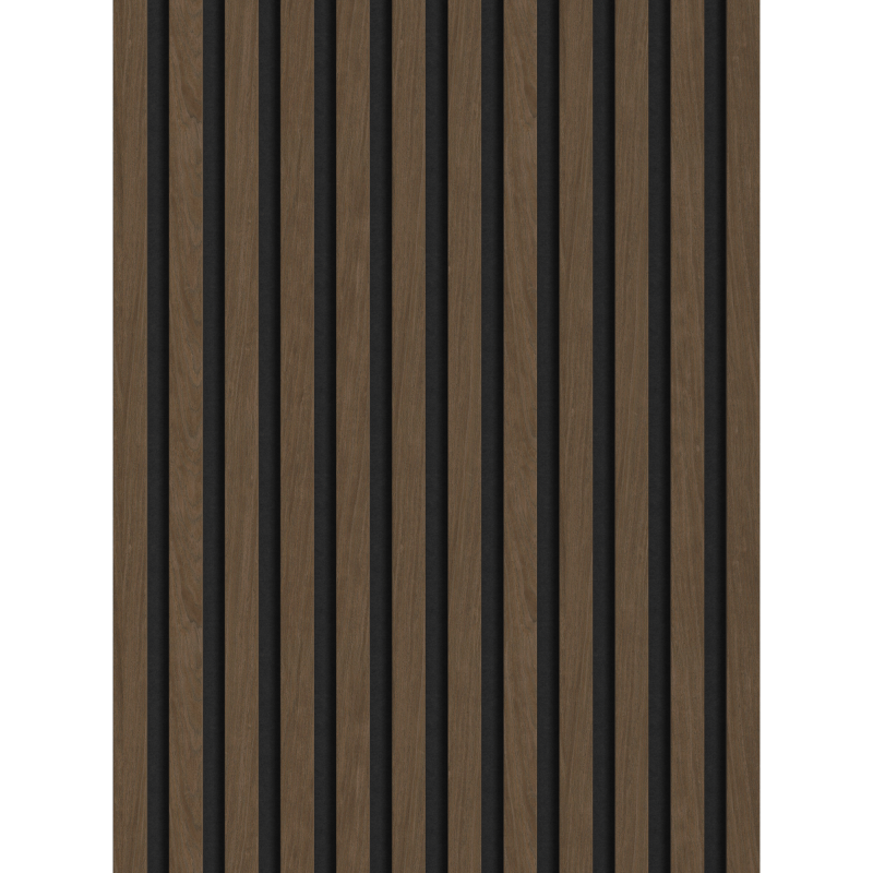 Mexen Lam-F akustické stenové lamely 275 x 30 cm, plsť 8 mm, technická dyha, Orech Espresso - S105-275307-3015-019