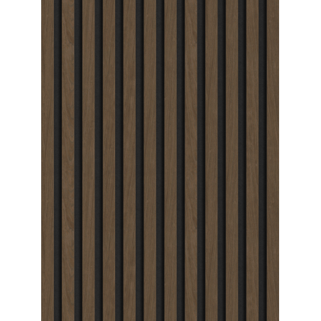 Mexen Lam-F akustické stenové lamely 275 x 30 cm, plsť 8 mm, technická dyha, Orech Espresso - S105-275307-3015-019