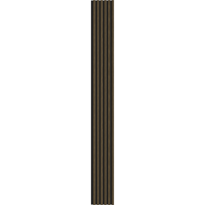 Mexen Lam-F akustické nástenné lamely 275 x 30 cm, plsť 8 mm, technická dyha, Kráľovský Eben - S105-275307-3015-020