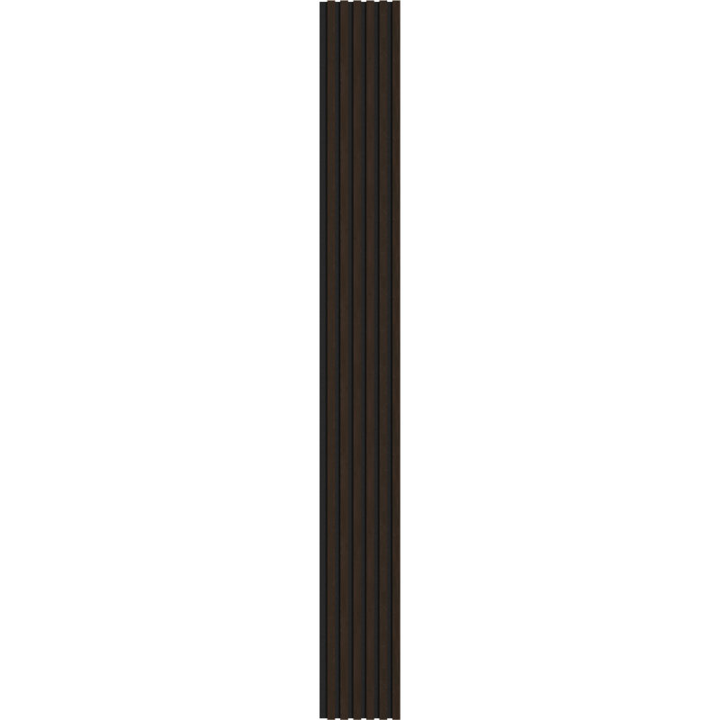 Mexen Lam-F nástenné akustické lamely 275 x 30 cm, filc 8 mm, technická dyha, Eben Hnedý - S105-275307-3015-022