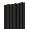 Mexen Lam-F nástenné akustické lamely 275 x 30 cm, plstené 8 mm, technická dyha, Eben čierny - S105-275307-3015-023