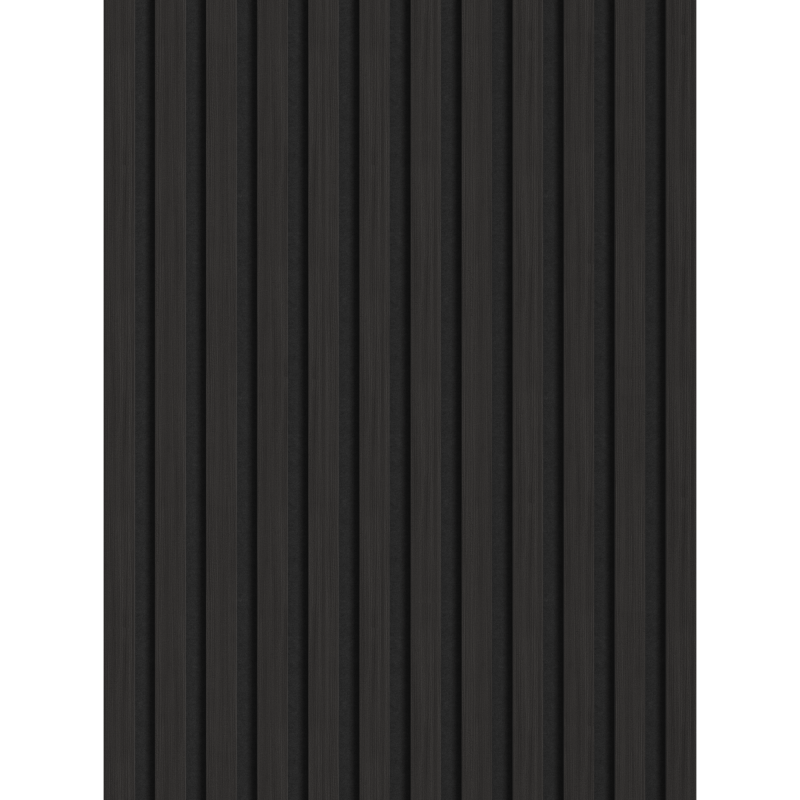 Mexen Lam-F nástenné akustické lamely 275 x 30 cm, plstené 8 mm, technická dyha, Eben čierny - S105-275307-3015-023