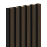Mexen Lam-F stenové akustické lamely 275 x 30 cm, plsť 8 mm, technická dyha, Tmavý orech - S105-275307-3015-024