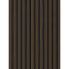 Mexen Lam-F stenové akustické lamely 275 x 30 cm, plsť 8 mm, technická dyha, Tmavý orech - S105-275307-3015-024