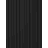 Mexen Lam-B lamely na stenu 275 x 31,5 cm, doska HDF 4 mm, Čierny Lesk - S100-275317-2812-055