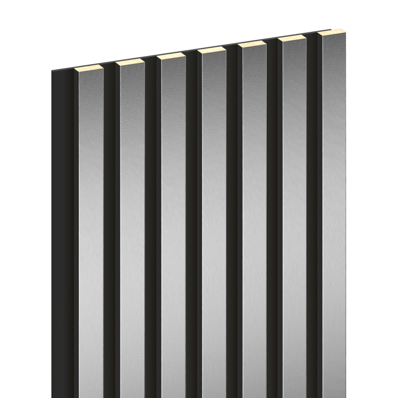 Mexen Lam-B stenové lamely 275 x 31,5 cm, HDF doska 4 mm, Strieborná - S100-275317-2812-056