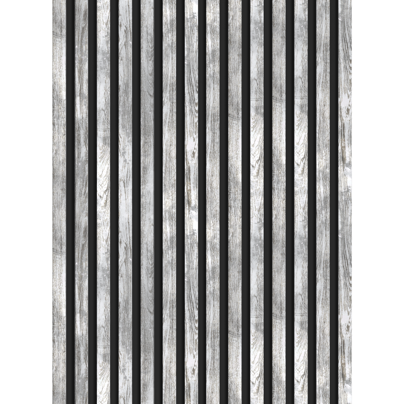 Mexen Lam-B stenové lamely 275 x 31,5 cm, HDF doska 4 mm, Biely Dub - S100-275317-2812-064