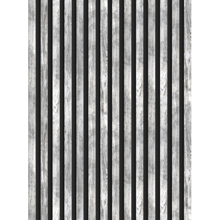 Mexen Lam-B stenové lamely 275 x 31,5 cm, HDF doska 4 mm, Biely Dub - S100-275317-2812-064