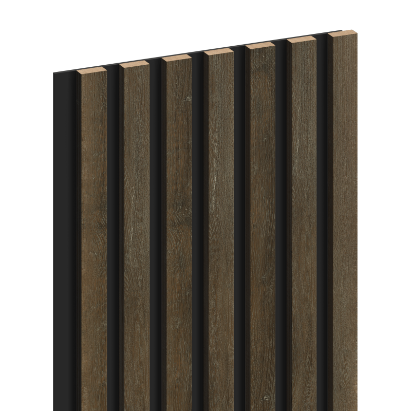 Mexen Lam-B nástenné lamely 275 x 31,5 cm, HDF doska 4 mm, Dub Espresso - S100-275317-2812-065