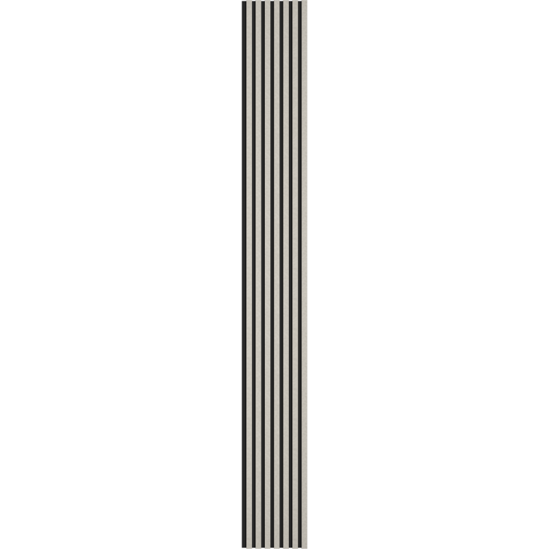 Mexen Lam-B nástenné lamely 275 x 31,5 cm, doska HDF 4 mm, Sivé Plátno - S100-275317-2812-068