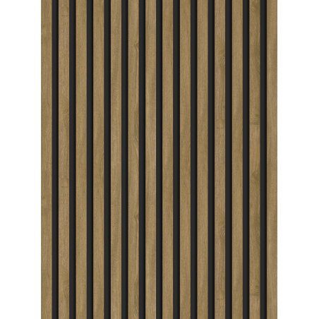 Mexen Lam-B stenové lamely 275 x 31,5 cm, doska HDF 4 mm, Klasický Dub - S100-275317-2812-072