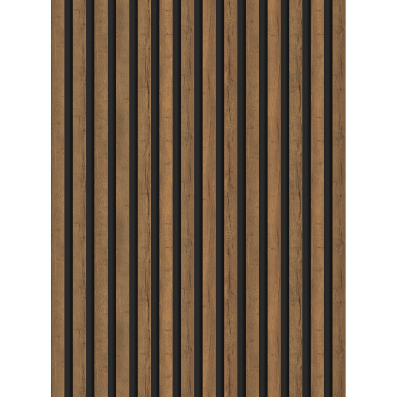 Mexen Lam-B stenové lamely 275 x 31,5 cm, HDF doska 4 mm, Dub Mocca - S100-275317-2812-074