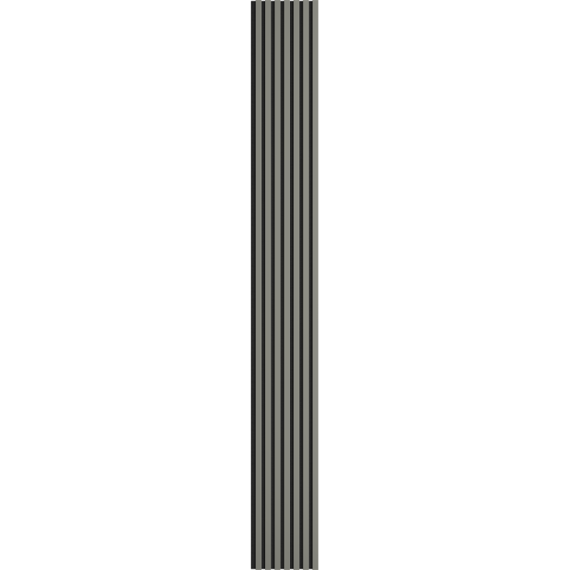 Mexen Lam-F stenové lamely akustické 275 x 31,5 cm, filc 6 mm, Sivá Mat - S105-275317-2812-052