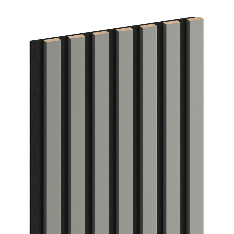 Mexen Lam-F stenové lamely akustické 275 x 31,5 cm, filc 6 mm, Sivá Mat - S105-275317-2812-052