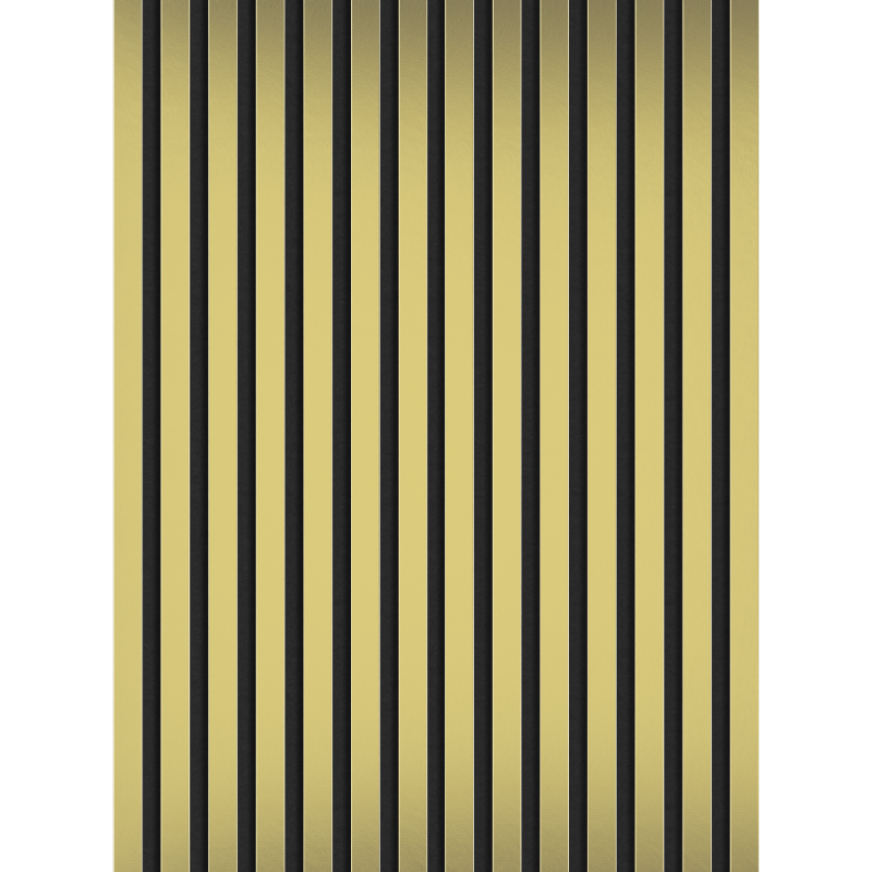 Mexen Lam-F stenové akustické lamely 275 x 31,5 cm, plsť 6 mm, Zlatá - S105-275317-2812-057