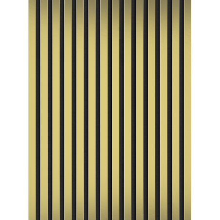Mexen Lam-F stenové akustické lamely 275 x 31,5 cm, plsť 6 mm, Zlatá - S105-275317-2812-057