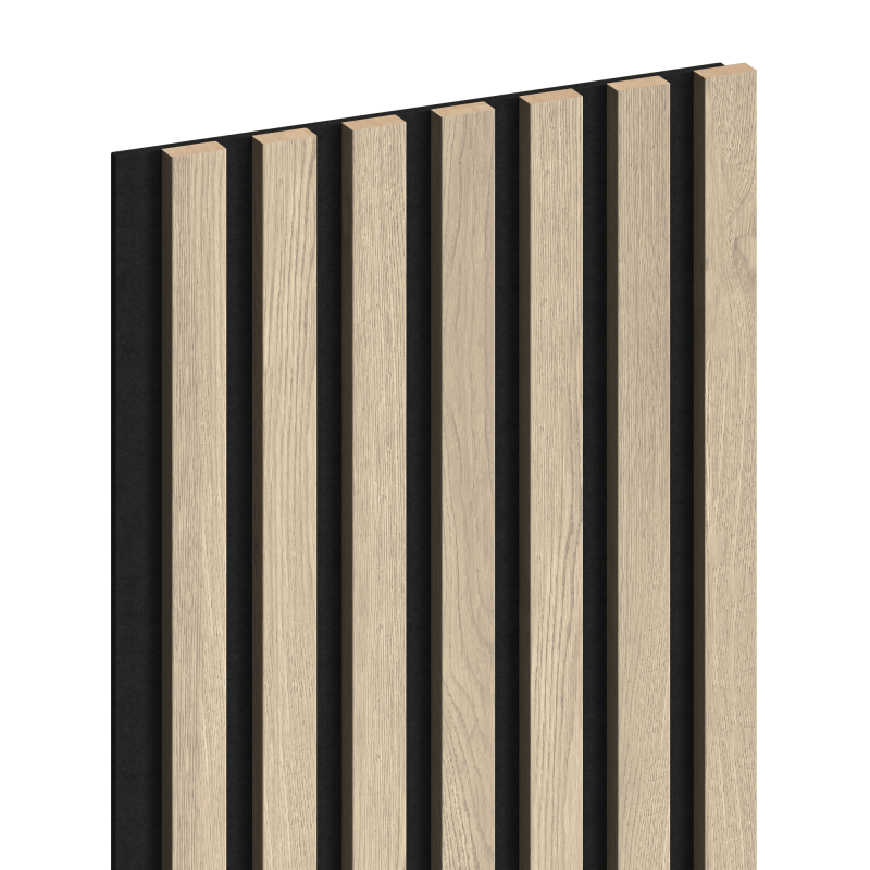 Mexen Lam-F nástenné akustické lamely 275 x 31,5 cm, plsť 6 mm, Perlový Dub - S105-275317-2812-058