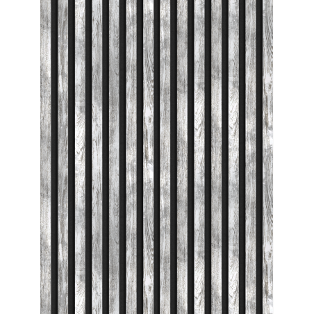 Mexen Lam-F stĺpové akustické lamely 275 x 31,5 cm, filc 6 mm, Biely Dub - S105-275317-2812-064