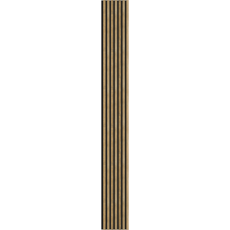 Mexen Lam-F stenové akustické lamely 275 x 31,5 cm, plsť 6 mm, Medový Dub - S105-275317-2812-066